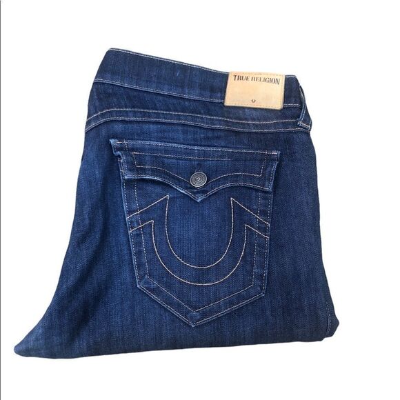 True Religion Jeans Size 38 GENO FLAP T Blue - Picture 2 of 8